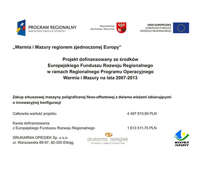 fundusze europejskie tablica informacyjna